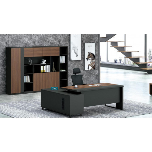 Design Eckschreibtisch Aktenschrank Büro Einrichtung Chef Zimmer Möbel 2tlg.Set Design Eckschreibtisch Aktenschrank Büro Einrichtung Chef Zimmer Möbel 2tlg.Set von Xl Moebel