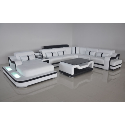 Design Modern Sofa Couch Ecksofa Polster Neu Wohnlandschaft U-Form von Xl Moebel