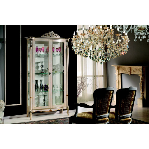 Design Möbel Holz Klassischer Barock Luxus Vitrine Schrank Regal Italienische Möbel Neu von Xl Moebel