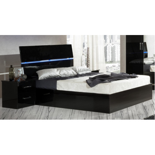 Design Schlafzimmer 3tlg. Bett 2x Nachttisch Luxus Betten Set Möbel Led Licht Design Schlafzimmer 3tlg. Bett 2x Nachttisch Luxus Betten Set Möbel Led Licht von Xl Moebel