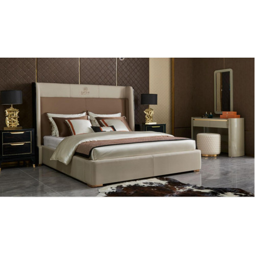 Design Schlafzimmer 6 tlg Komplett Set Bett Nachttisch Schminktisch Design Schlafzimmer 6 tlg Komplett Set Bett Nachttisch Schminktisch von Xl Moebel