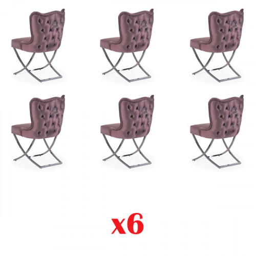 Design Stühle Chesterfield Garnitur Stuhl Polster Textil Hotel Gruppe von Xl Moebel