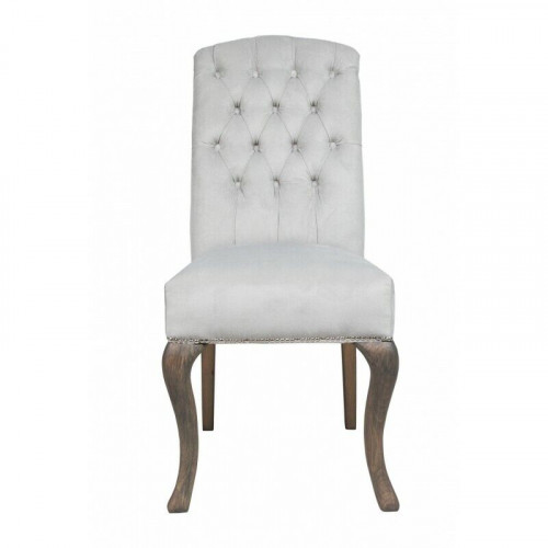 Designer Graue Chesterfield Stühle Polster-Garnitur Hotel-Gruppe x2-er Set von Xl Moebel