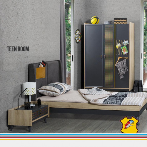 Designer Kinderzimmer Schlafzimmer Nachttisch Bett Kleiderschrank 3tlg Designer Kinderzimmer Schlafzimmer Nachttisch Bett Kleiderschrank 3tlg von Xl Moebel