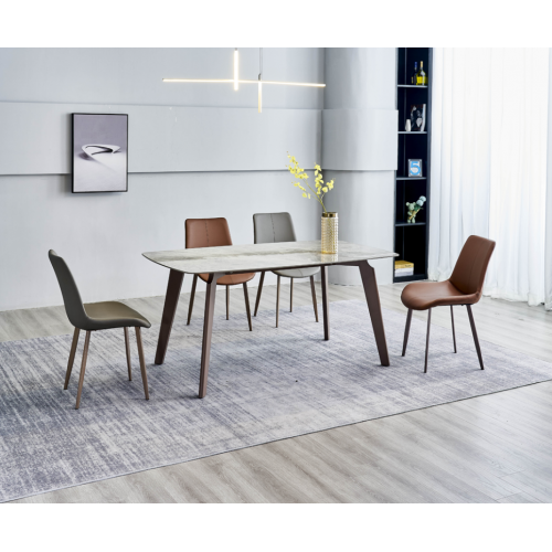 Designer Küchentisch Moderne Esszimmermöbel Esstisch 4x Stühle 5tlg Set von Xl Moebel