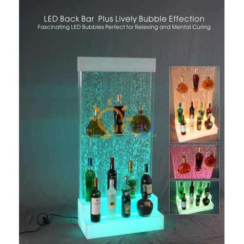 Designer LED Bar Ablagen Wasser Wand Bar Theke Regal Möbel von Xl Moebel