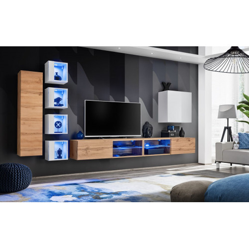 Designer Modern Möbel Wand Regale TV-Ständer Wandschrank Hänge Schrank Holzmöbel Designer Modern Möbel Wand Regale TV-Ständer Wandschrank Hänge Schrank Holzmöbel von Xl Moebel