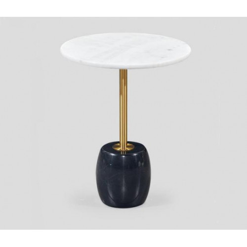Designer Runder Beistelltisch Mit Marmorplatte Hochwertiger Couchtisch Designer Runder Beistelltisch Mit Marmorplatte Hochwertiger Couchtisch von Xl Moebel