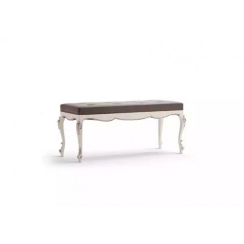 Designer Sitzbank Hocker Wohnzimmer Sitzmöbel Polster Textil Stoff Bank von Xl Moebel