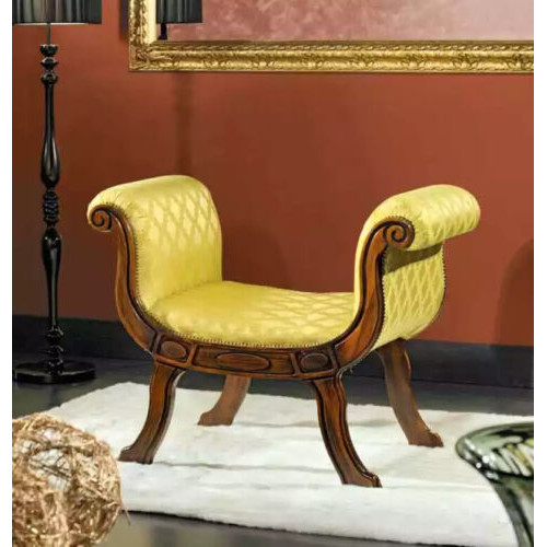 Designer Sitzbank Polster Textil Stoff Klassische Luxus Bank Möbel Neu von Xl Moebel