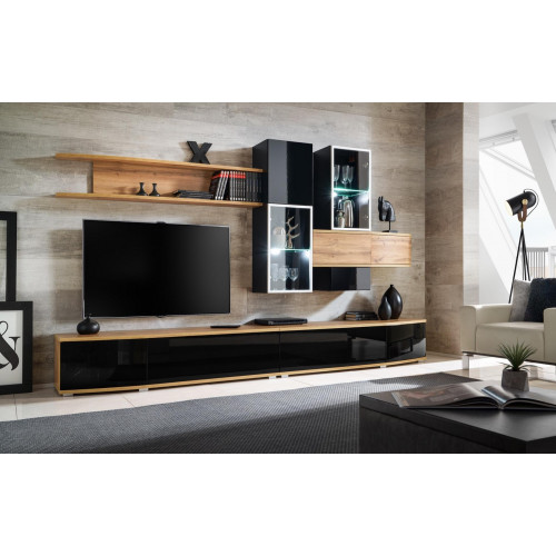 Designer Wohnwand Modern Design Wohnzimmer Luxus Möbel Wand Regale Neu von Xl Moebel