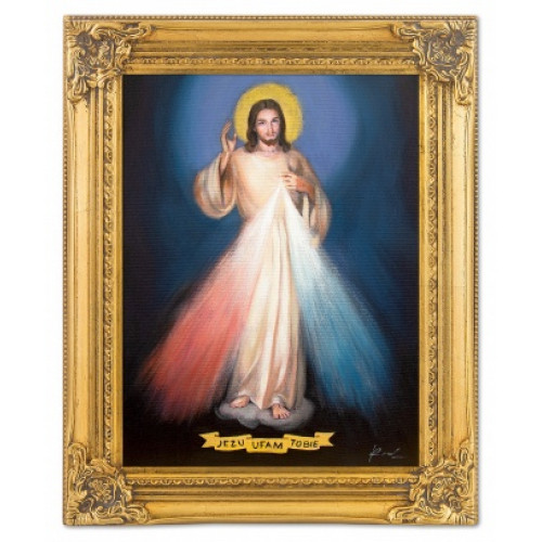 Divina Misericordia Handarbeit Ölbilder Gemälde Leinwand Ölbild G120040 von Xl Moebel