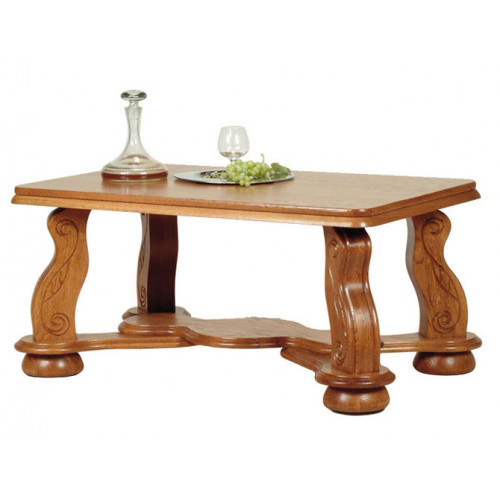 Echtholz Tisch Klassischer Couchtisch Sofa Beistell Tische Holz Handarbeit von Xl Moebel
