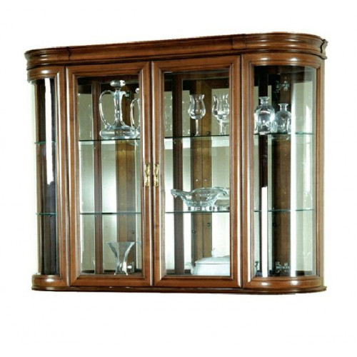 Echtholz Vitrine Hängevitrine Wandvitrine Klassischer Designer Spiegel - Z-W3 von Xl Moebel