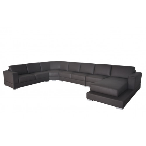 Ecke Leder Modern XXL Couch Wohnlandschaft Ledersofa Sofa U-Form USB Ecksofa Neu von Xl Moebel
