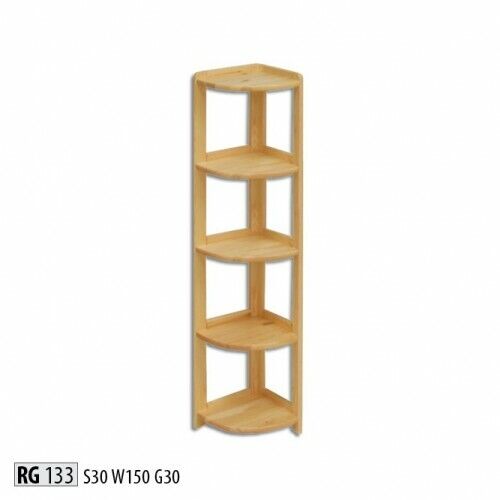 Eckregal Bücherregal Wohnzimmer Wand Regal Echtes Holz Regale Eckregale Büro Neu von Xl Moebel