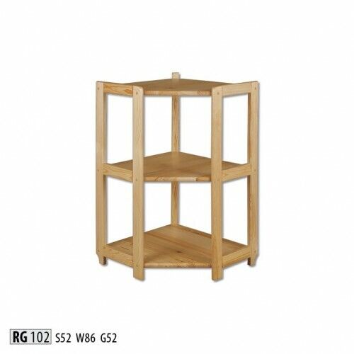 Eckregal Bücherregal Wohnzimmer Wand Regal Echtes Holz Regale Eckregale Büro von Xl Moebel