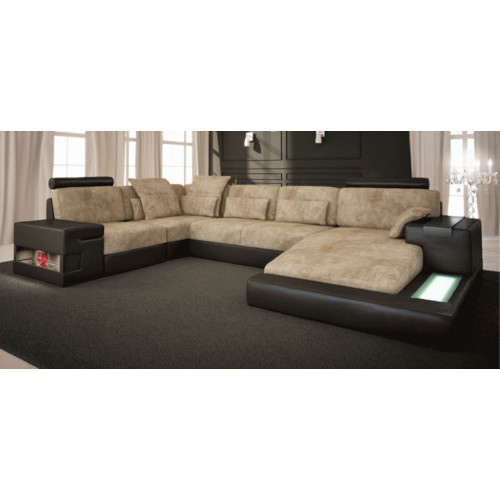 Ecksofa Big Wohnlandschaft Couch Sofa Polster Sitz Leder U Form Wohnzimmer Neu von Xl Moebel