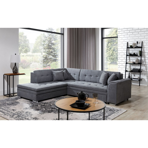 Ecksofa L-Form Designer Wohnlandschaft Sofa Couch Polster Sitz Garnitur Textil von Xl Moebel