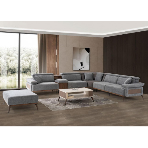 Ecksofa L form Stoffsofa Polstersofa Couch Sofa Blau Moderne Stoff Ecksofa L form Stoffsofa Polstersofa Couch Sofa Blau Moderne Stoff von Xl Moebel