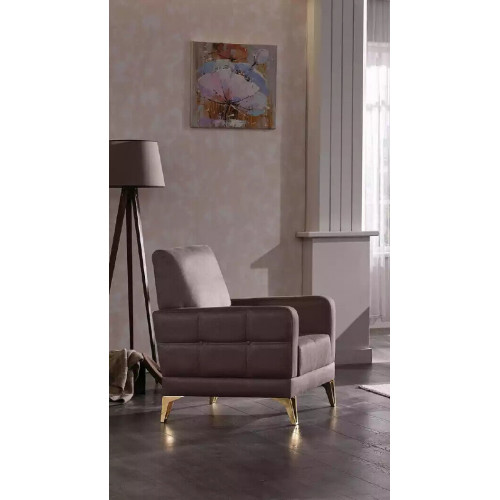 Edelstahl Sessel Sitzmöbel Relaxsessel Wohnzimmer Möbel Polstersessel von Xl Moebel