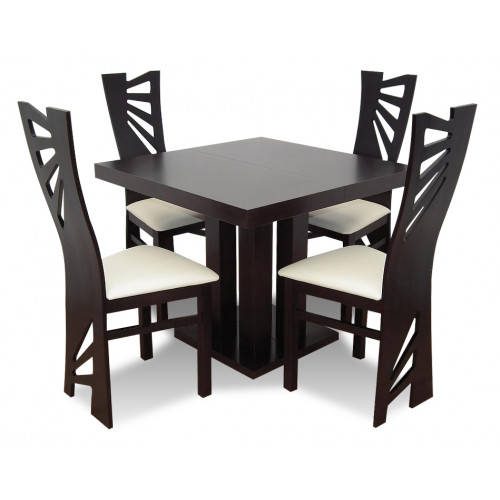 Essgarnitur Esstisch Tisch Holz Esszimmer Garnitur 4x Stuhl Set Stühle 5 tlg.Set Essgarnitur Esstisch Tisch Holz Esszimmer Garnitur 4x Stuhl Set Stühle 5 tlg.Set von Xl Moebel