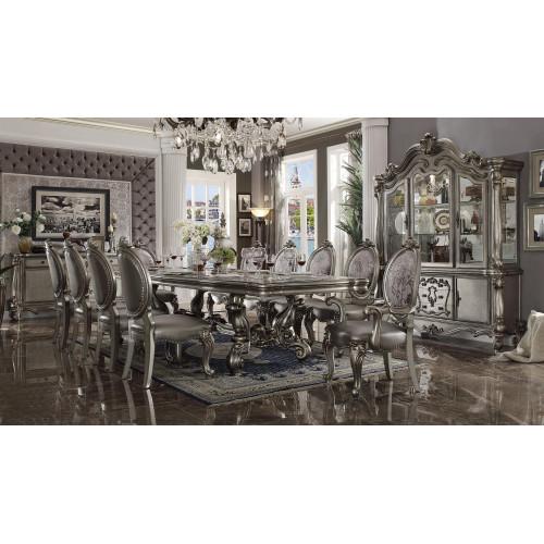 Esstisch 10 x Stühlen Esszimmer Set Essgruppe Holz Tisch 11tlg. Barock von Xl Moebel