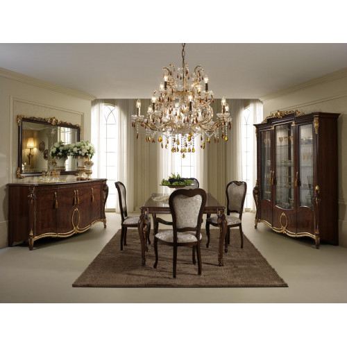 Esstisch 6 Stühle Esszimmer Tisch Jugendstil luxus Möbel royal Neu Rokoko von Xl Moebel