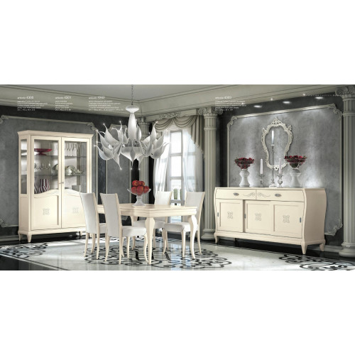 Esszimmer Esstisch Stuhl Kommode Vitrine Ess Tisch Gruppe Holz Italy Set 7tlg Esszimmer Esstisch Stuhl Kommode Vitrine Ess Tisch Gruppe Holz Italy Set 7tlg von Xl Moebel
