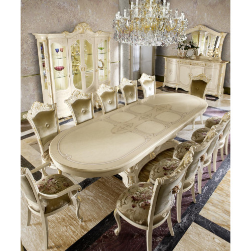 Esszimmer Set Ess Gruppe Holz Tisch Tische Komplett Set Esstisch 12 Stühle 13tlg von Xl Moebel
