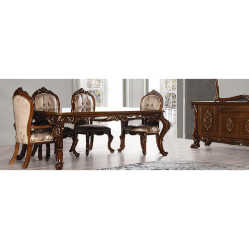 Esszimmerstuhl Stuhl Möbel Holz Luxus Esszimmer Ess Stoff Stil Barock Stühle Esszimmerstuhl Stuhl Möbel Holz Luxus Esszimmer Ess Stoff Stil Barock Stühle von Xl Moebel