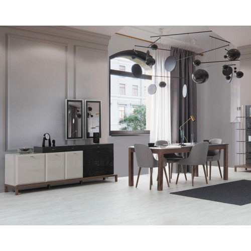 Exklusive Esszimmer Möbel Holz Esstisch Designer Anrichte Polsterstühle von Xl Moebel