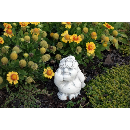 Figur Statue Garten Dekoration Deko Stinkefinger Mittelfinger Weiß Statuen von Xl Moebel