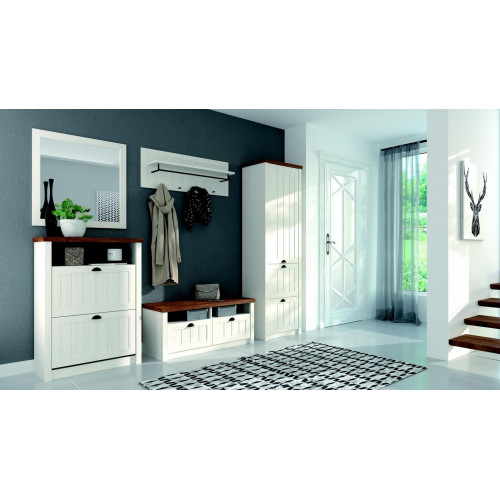 Garderobe Set Holz Aufbewahrung Türgarderobe 5tlg Neu Flur Garderoben Diele Set von Xl Moebel