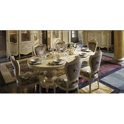 Garnitur Holz Möbel 2x Stühle mit Armlehnen 4xStuhl Tisch Neu Esszimmer Set 7tlg Garnitur Holz Möbel 2x Stühle mit Armlehnen 4xStuhl Tisch Neu Esszimmer Set 7tlg von Xl Moebel