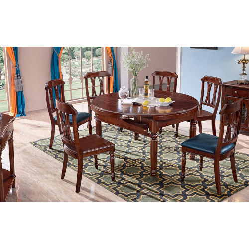 Garnitur Komplett Set Esstisch + 6 Stühle Esszimmer Gruppe Holz Tisch Garnitur Komplett Set Esstisch + 6 Stühle Esszimmer Gruppe Holz Tisch von Xl Moebel
