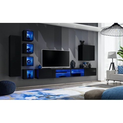 Garnitur Wohnwand Komplett Holzmöbel Modern Designer Set Wandschrank Einrichtung von Xl Moebel