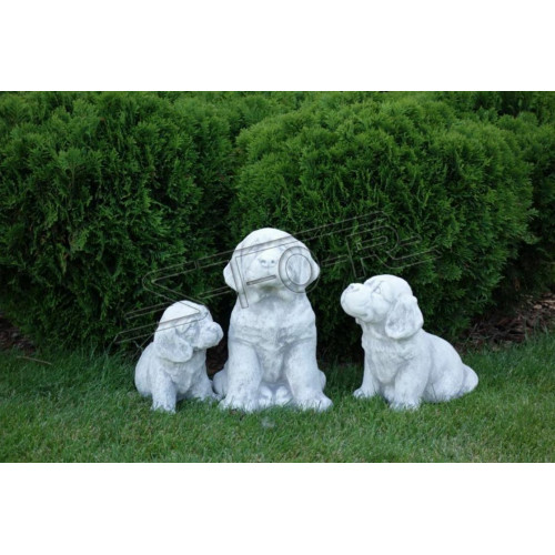 Garten Dekoration Hund Terrasse Stein Figur Weiß Figuren Dekorative Statue Garten Dekoration Hund Terrasse Stein Figur Weiß Figuren Dekorative Statue von Xl Moebel
