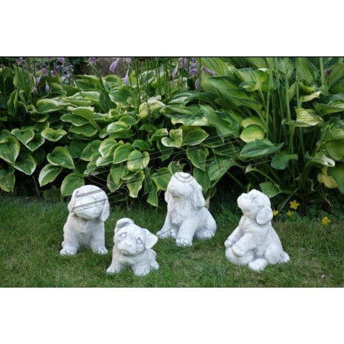 Garten Dekoration Weiß Hund Terrasse Stein Figuren Dekorative Statue Figur Garten Dekoration Weiß Hund Terrasse Stein Figuren Dekorative Statue Figur von Xl Moebel