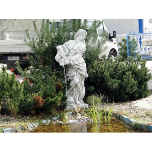 Gartenfigur "Frau Fontaine"140cm Teichfigur Menschen Steinguss von Xl Moebel