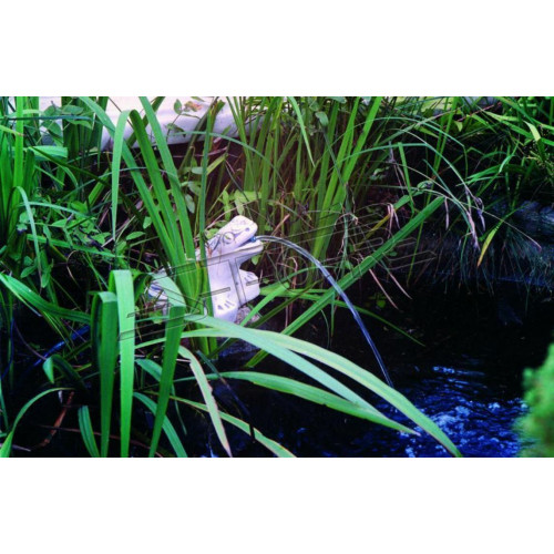 Gartenfigur "Frosch Fontaine" 20cm Teichfigur Menschen Steinguss von Xl Moebel