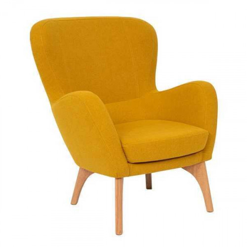 Gelber Designer Sessel Polster Wohnzimmer Loungesessel Edler Einsitzer von Xl Moebel