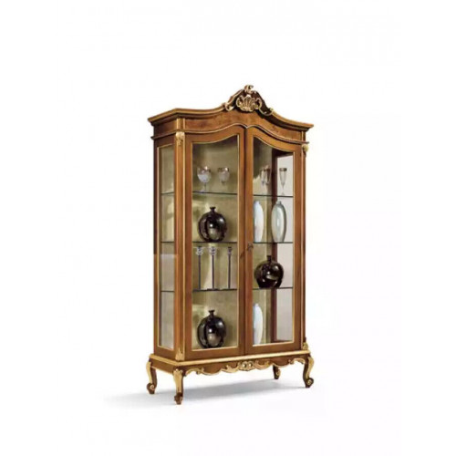 Glasschrank Vitrine Möbel Holzschrank Vitrinen Luxus Schrank Holz Neu von Xl Moebel