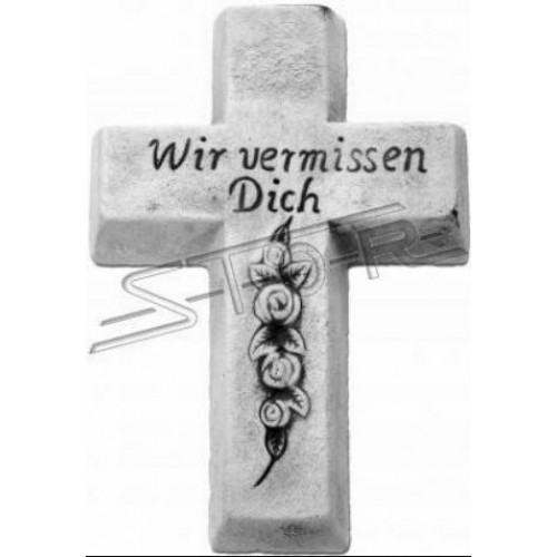 Grabengel Kreuz Klassisch Grab Deko Grabschmuck Stein Dekoration Statue Grabengel Kreuz Klassisch Grab Deko Grabschmuck Stein Dekoration Statue von Xl Moebel
