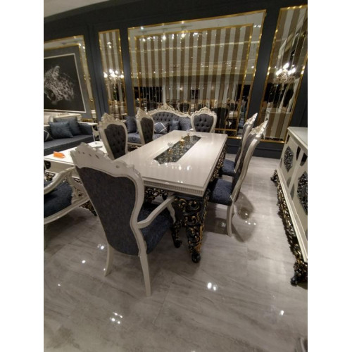 Großartiges Esszimmer Set Stilvoller Esstisch 4 Stühlen Elegant Set Neu von Xl Moebel