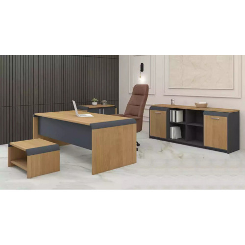 Großes Arbeitszimmer Set Schreibtisch Kommode Couchtisch Komplettes von Xl Moebel
