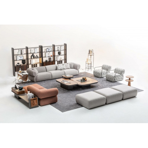 Großes Wohnzimmer Set Fünfsitzer Dreisitzer Sessel Hocker Sofagarnitur von Xl Moebel