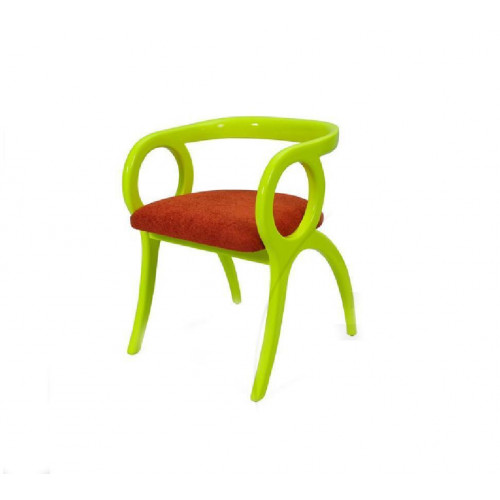 Grüner Designer Polsterstuhl Einsitzer Esszimmer Luxuriöser Einsitzer Grüner Designer Polsterstuhl Einsitzer Esszimmer Luxuriöser Einsitzer von Xl Moebel