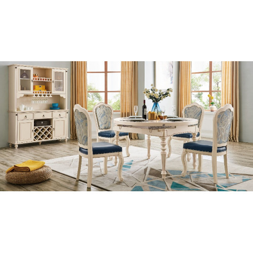 Gruppe Ess Zimmer Tisch 4x Stuhl Set Holz Garnitur Tische Rund 5tlg. Sets Möbel von Xl Moebel