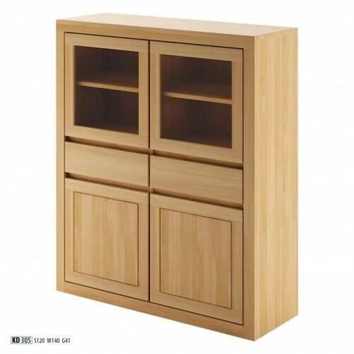 Handgefertigte Kommode Anrichte Holz Kommode aus echtem Holz Regal Wohn Zimmer von Xl Moebel